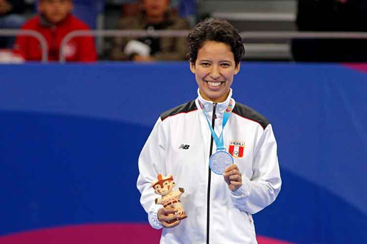 Lima 2019 Peruvian Taekwondo athlete Marcela Castillo wins silver