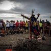 Before the start of this tough ultramarathon a shaman performs traditional ceremonies; photo: Jean-Philippe Ksiazek (AFP)