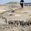 Runners conquering the rough terrain at the Marathon des Sables 2017 in Peru&#039;s Ica desert; photo: Jean-Philippe Ksiazek (AFP)
