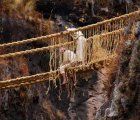 Each year in June the Q’eswachaka Bridge, the last remaining Inca rope bridge, is rebuild in a traditional ceremony