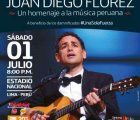 Peruvian tenor Juan Diego Florez gives a charity concert in Lima