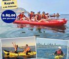 Fun kayaking along the southern Costa Verde in Lima