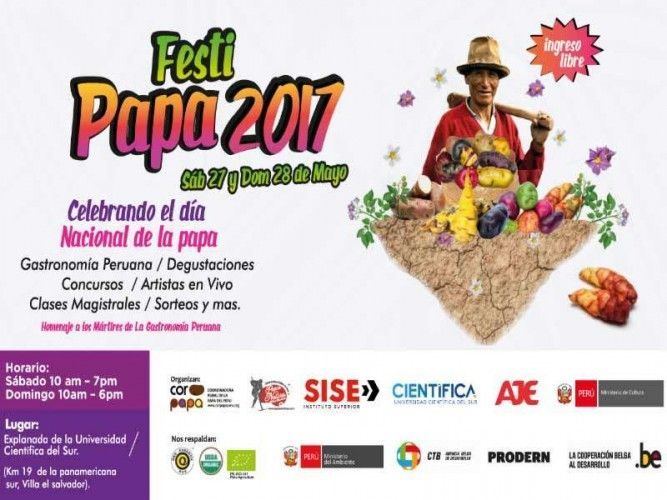 Festi Papa 2017 in Lima celebrates Peru&#039;s huge variety of native potatoes.
