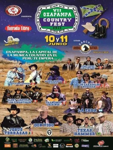 the best live country music in Peru at the Oxapampa Country Fest 2017