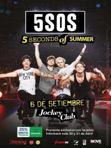 Australian boy band 5 Seconds of Summer sarts their South America Tour in Lima, Peru
