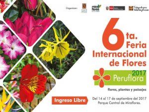 Peruflora 2017, the largest flower fair in Lima, is held in Miraflores in September