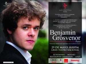 British pianist Benjamin Grosvenor shows his exceptional and extraordinary talent at a concert in Lima