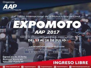 4th International Motorcycle Show - Expomoto AAP 2017 in Lima, Peru