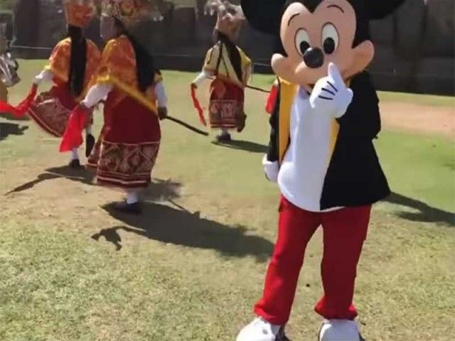 Mickey Mouse in Cusco