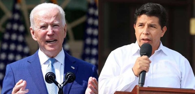 The Peruvian President Pedro Castillo was invited by Joe Biden to a sustainability event in Los Angeles