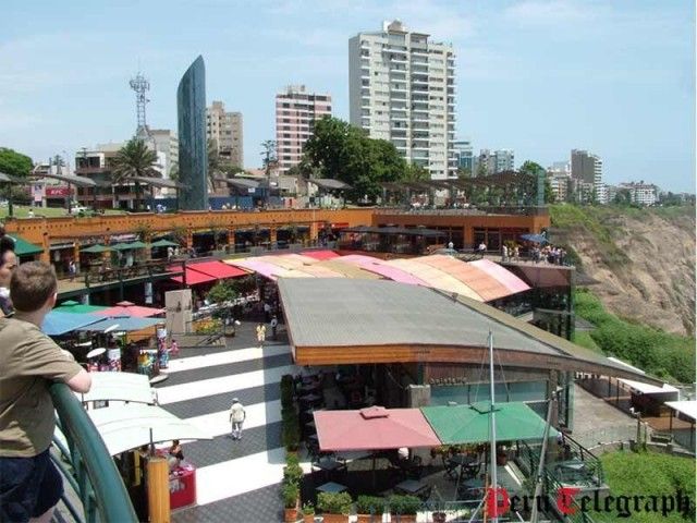 Larcomar shopping mall in Miraflores, Lima reopens