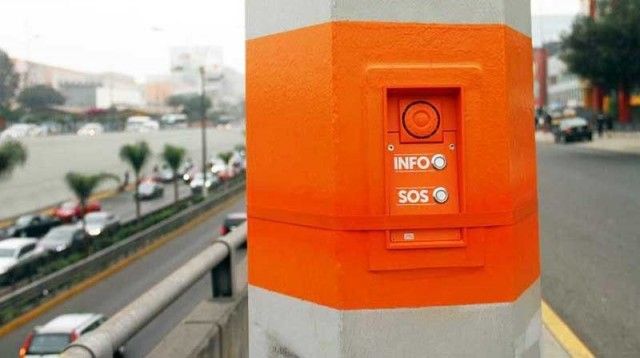 New emergency buttons in San Borja