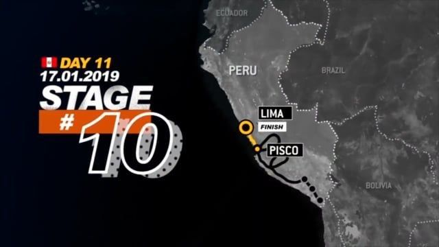 Stage 10 - Dakar Rally 2019 - Pisco to Lima (17.01.19)