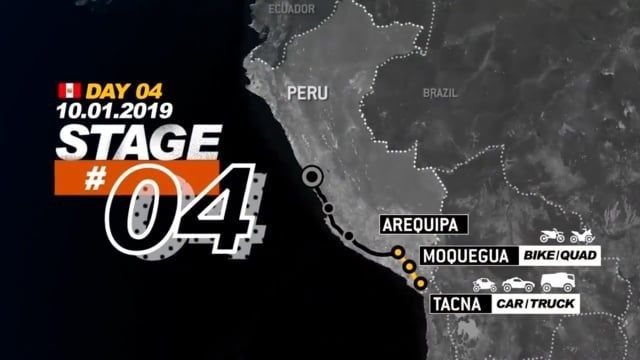 Stage 4 - Dakar Rally 2019 - Peru - Arequipa to Moquegua; Arequipa to Tacna (10.01.19)